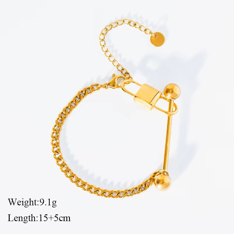 SET COLLAR Y PULSERA CANDADO