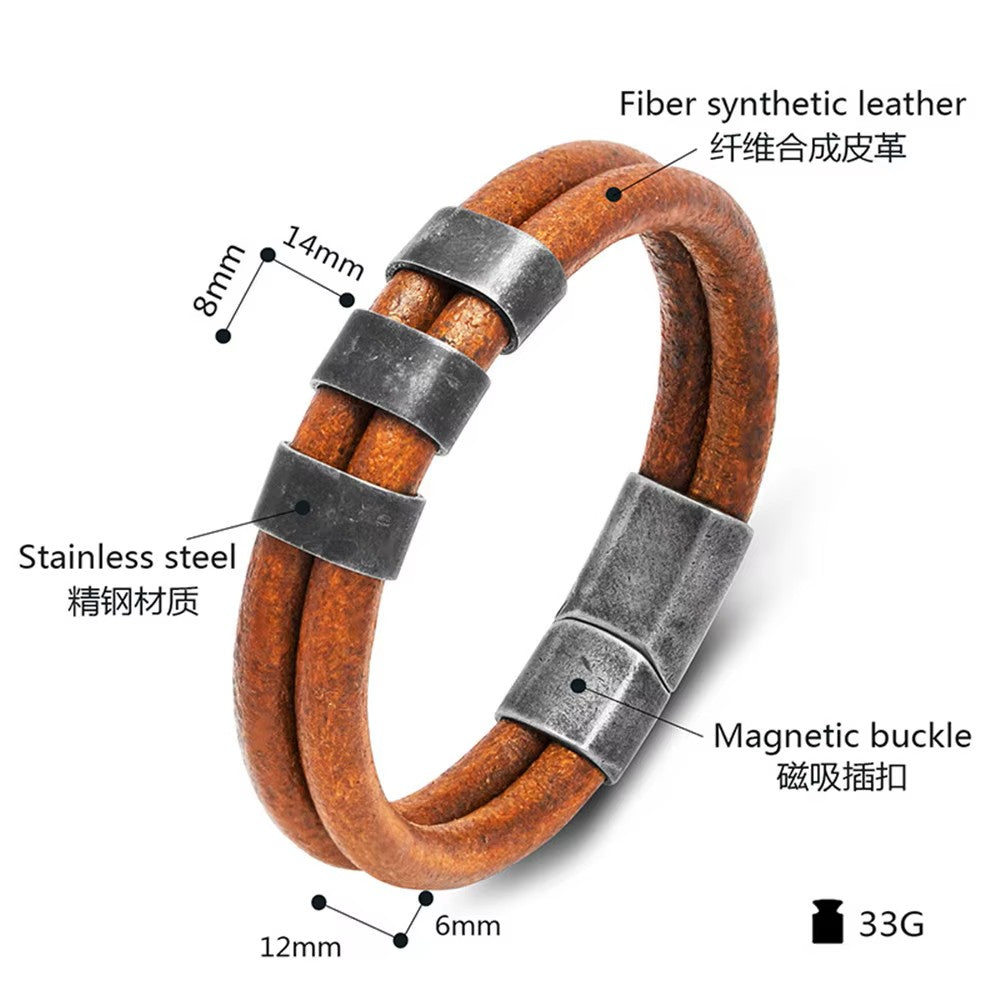 PULSERA DOBLE ENVEJECIDA