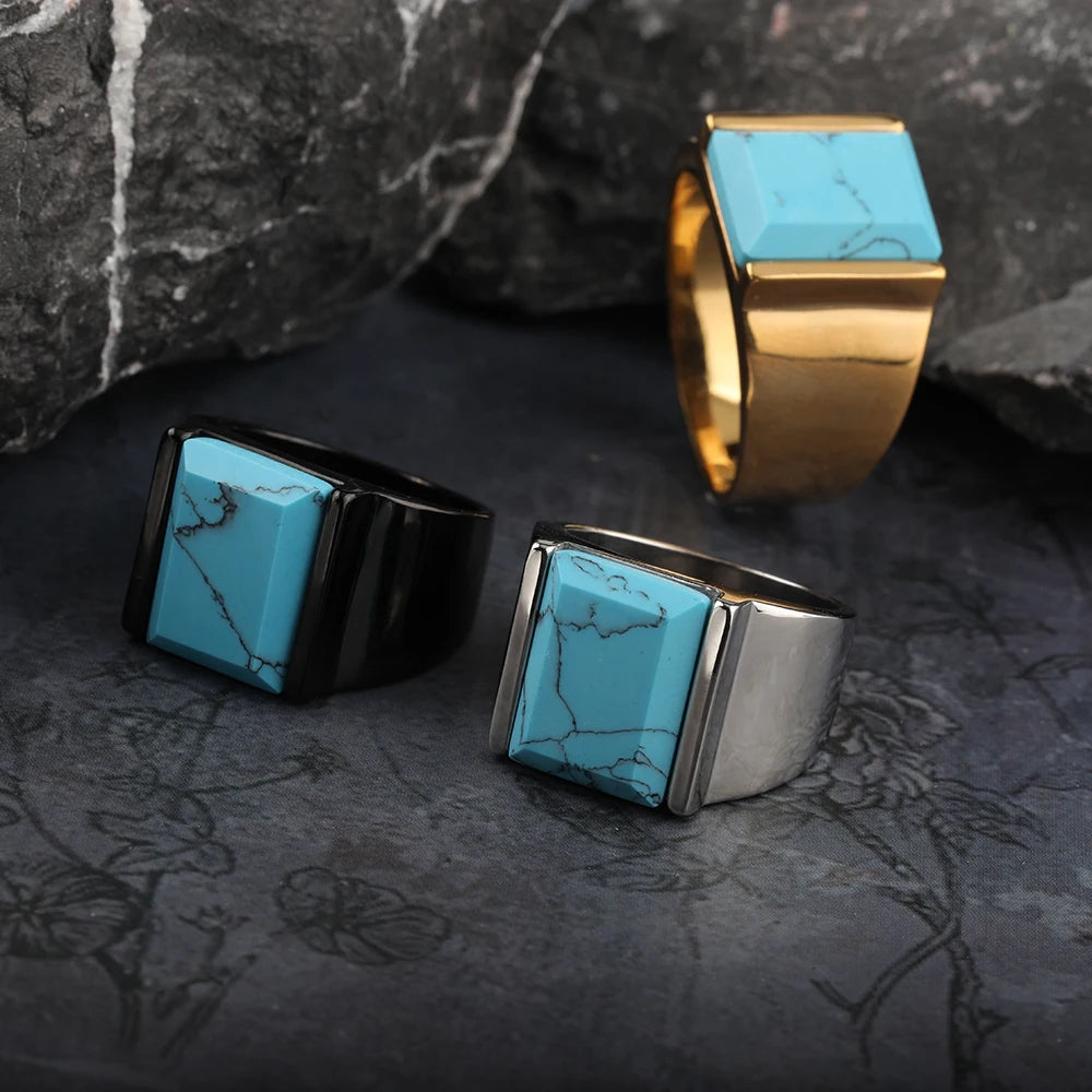 ANILLOS PIEDRAS RECTANGULARES