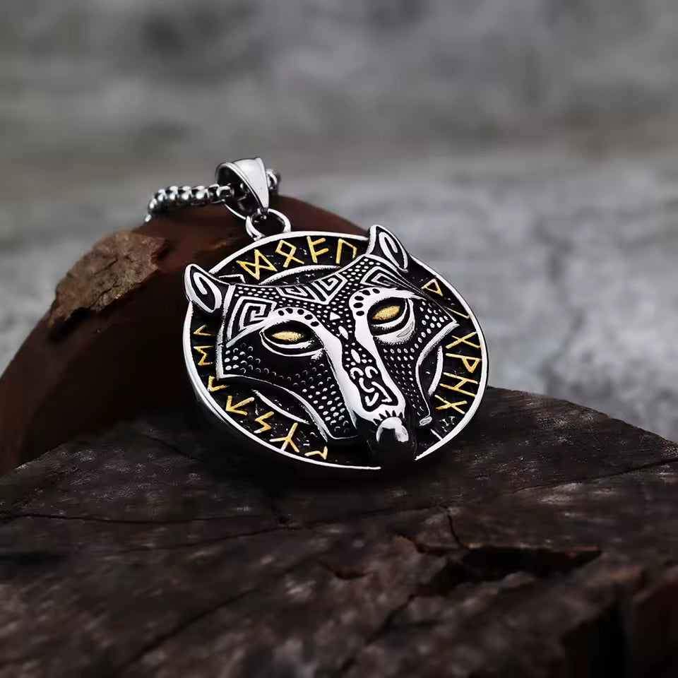 COLLAR LOBO VIKINGO