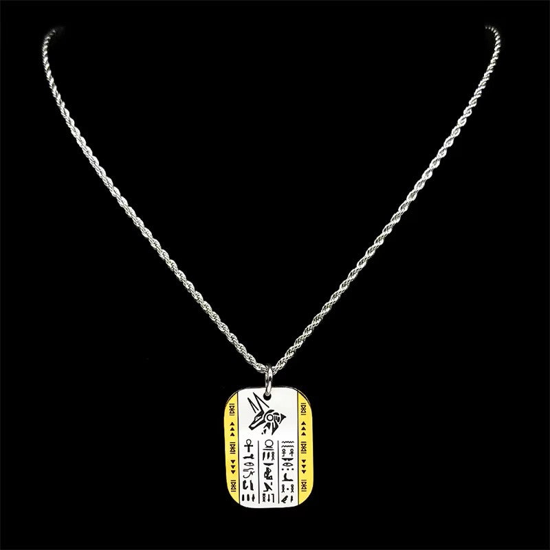 COLLAR PLACA EGIPCIA 2