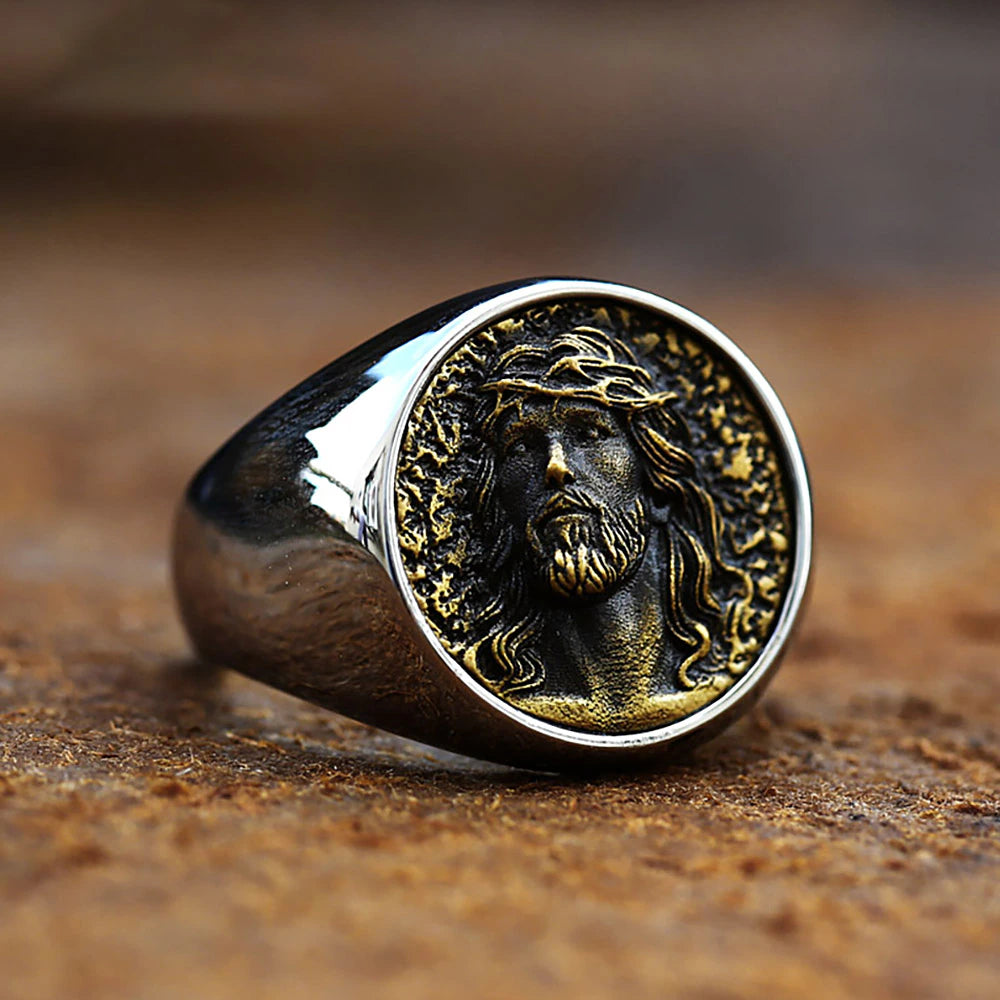 ANILLO JESUS PARA HOMBRE