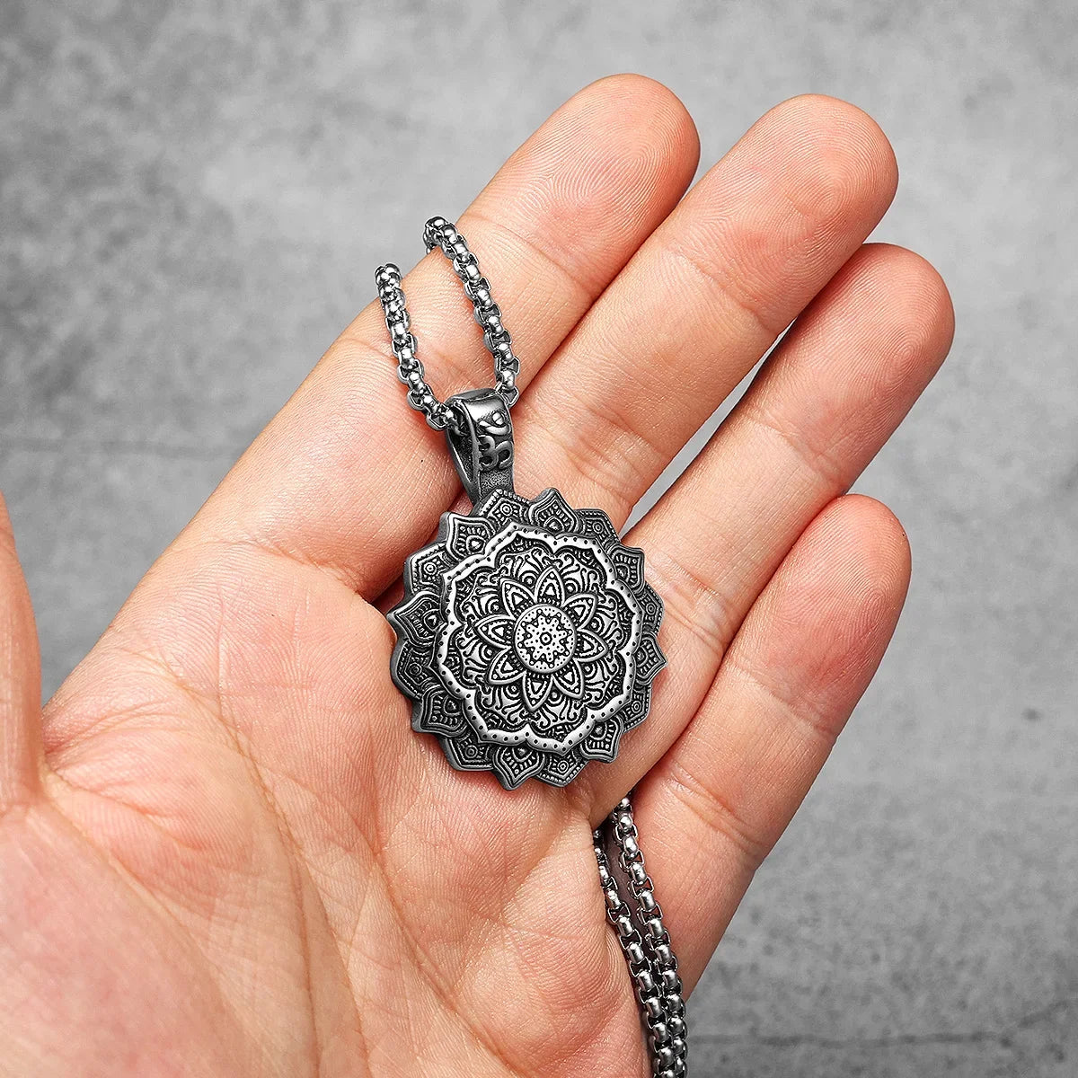 COLLAR FLOR MANDALA LOTUS