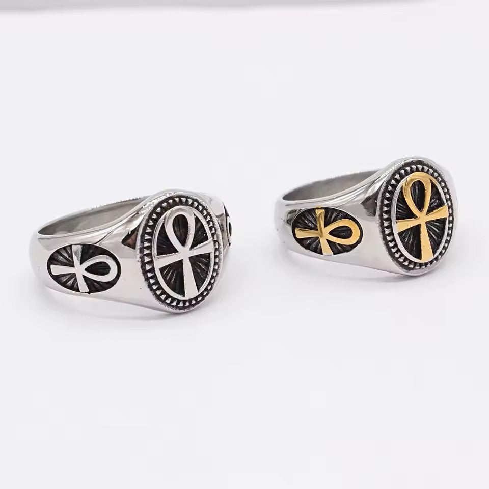 ANILLO CRUZ EGIPCIA