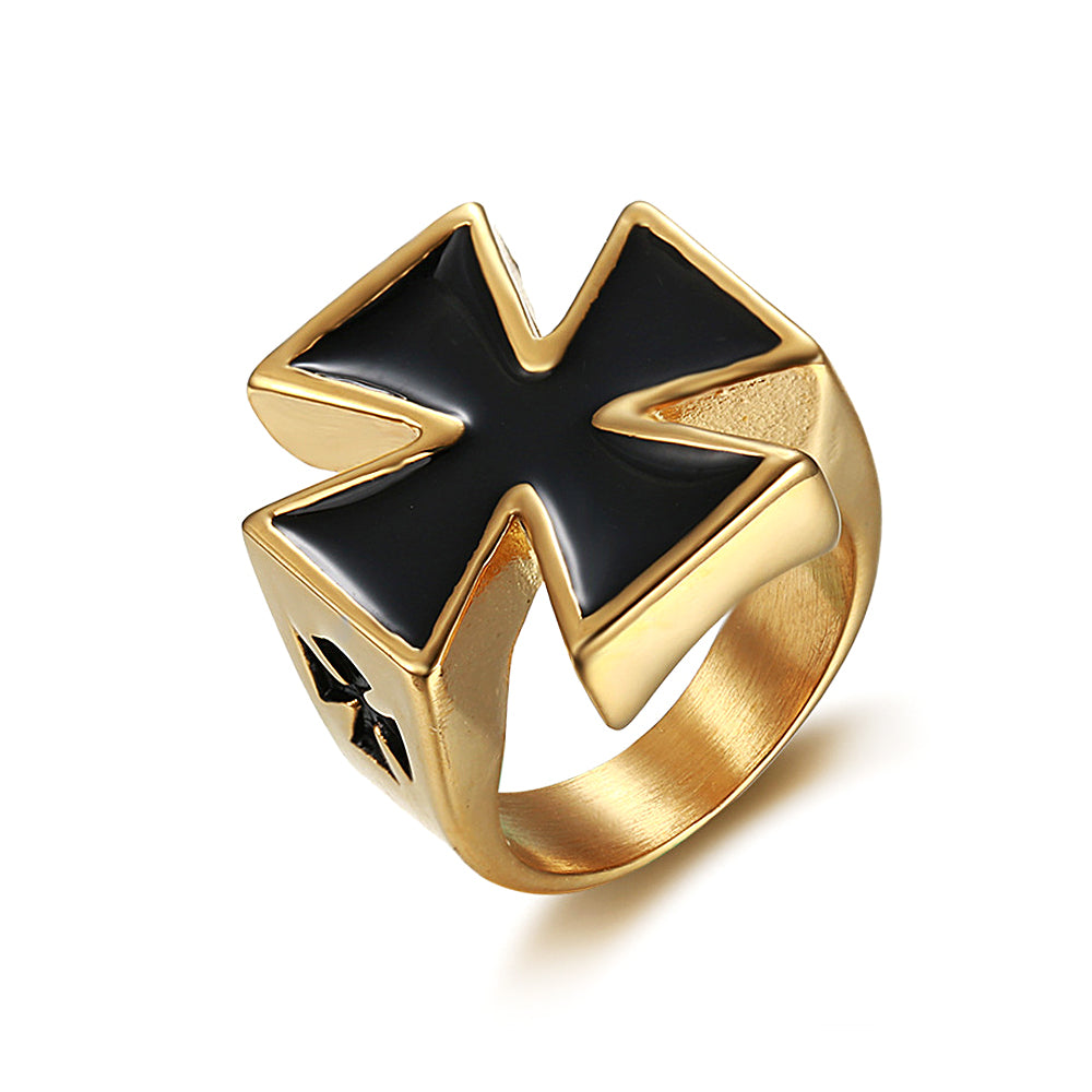 ANILLO CRUZ ACERO