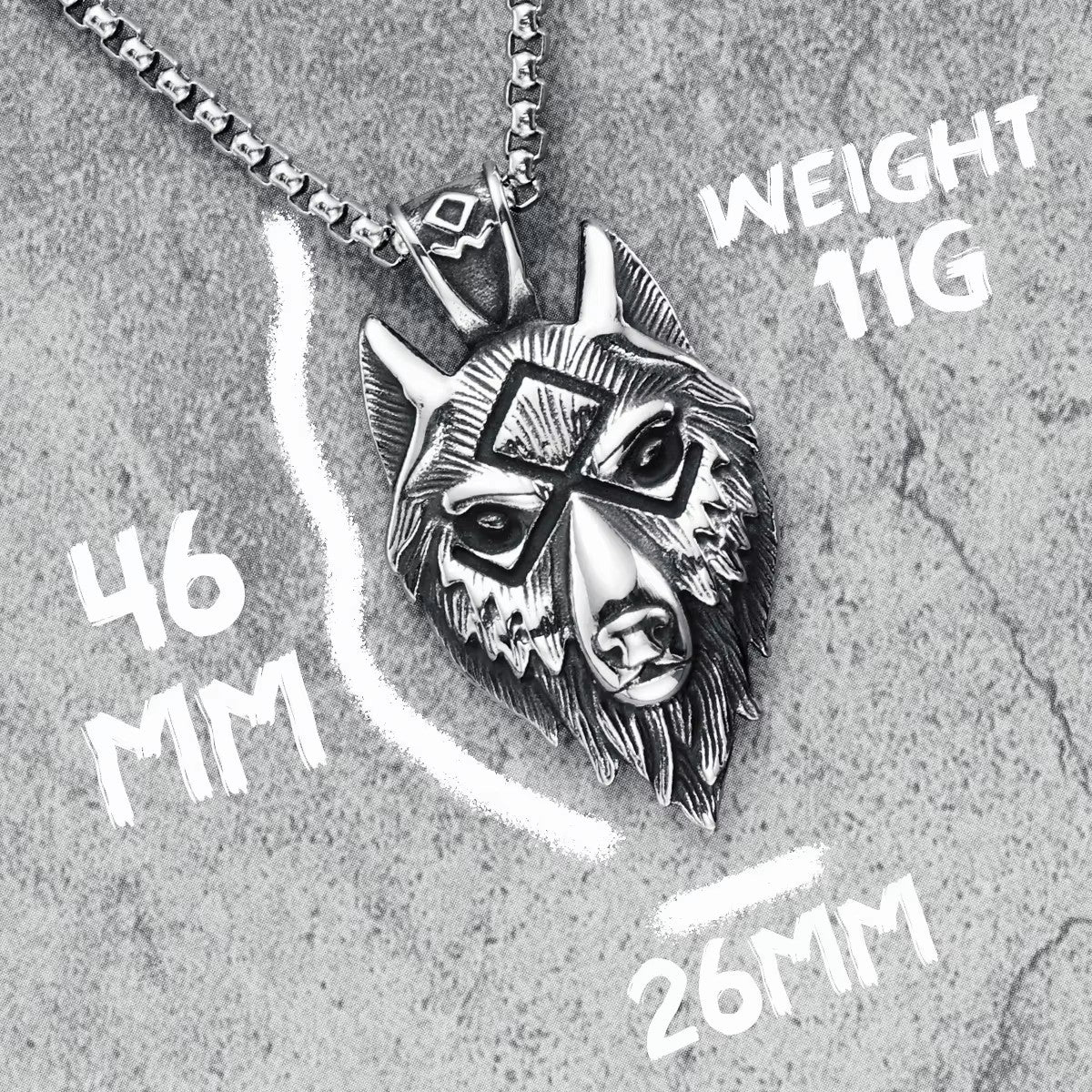 COLLAR LOBO VIKINGO