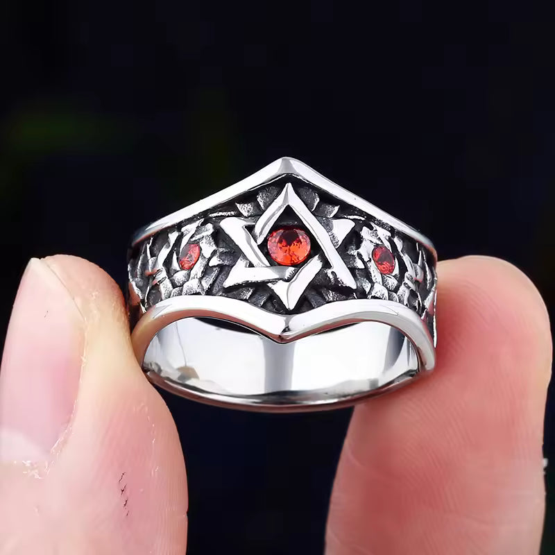 ANILLO ESTRELLA 6 PUNTAS