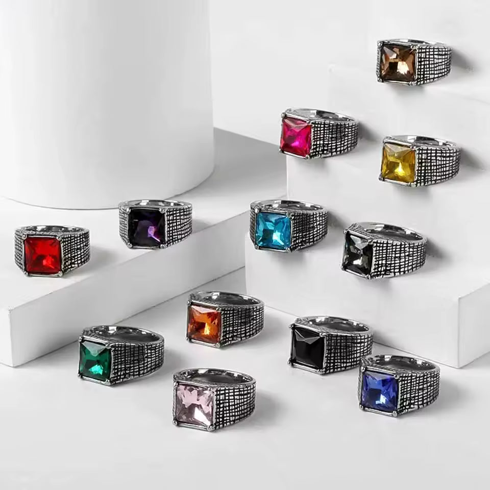 ANILLO DE PIEDRA COLOR