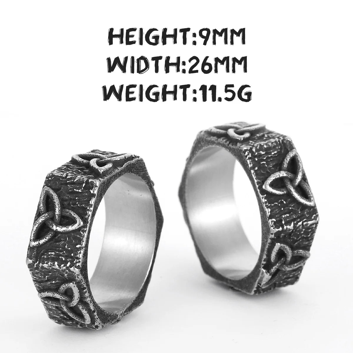 ANILLO LISO NUDO VIKINGO