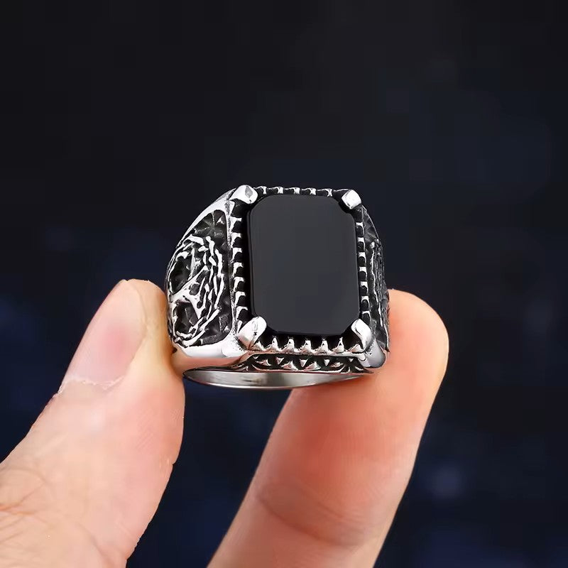 ANILLO ARBOL DE LA VIDA CON PIEDRA