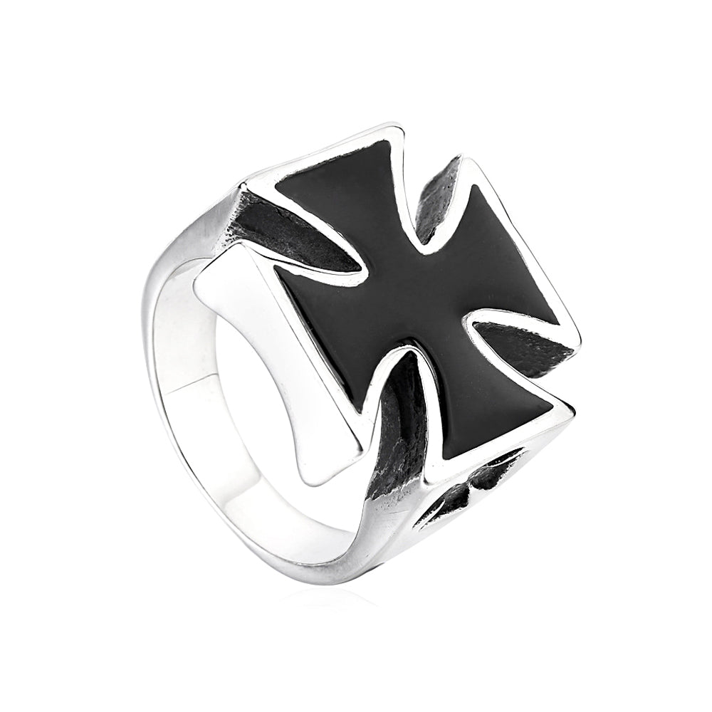 ANILLO CRUZ ACERO