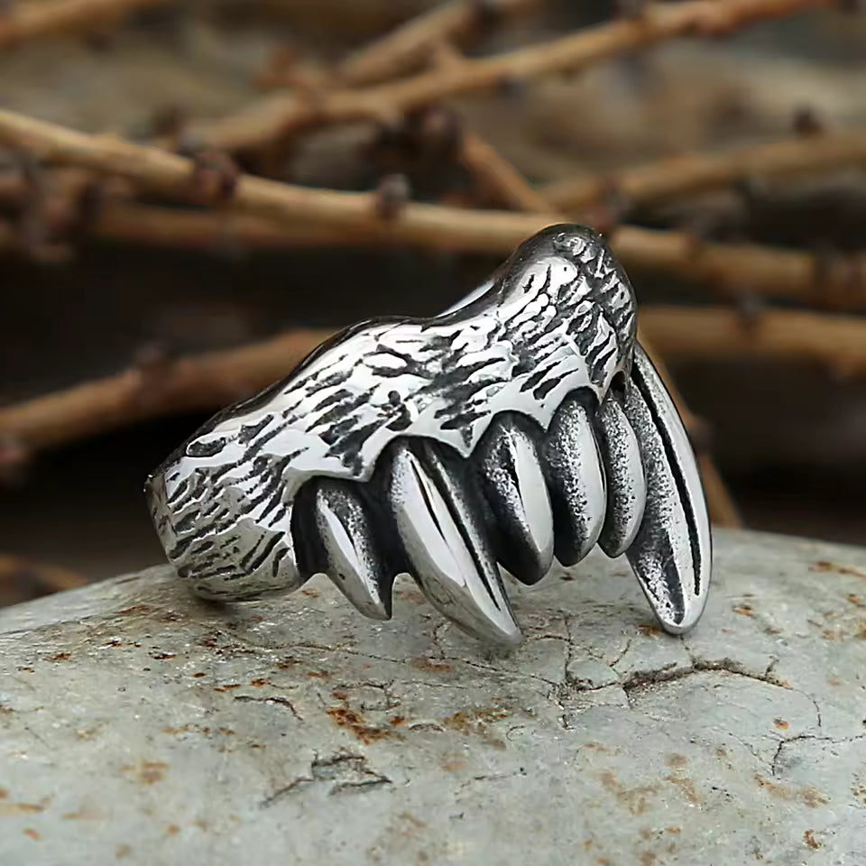 ANILLO DIENTES ANIMAL