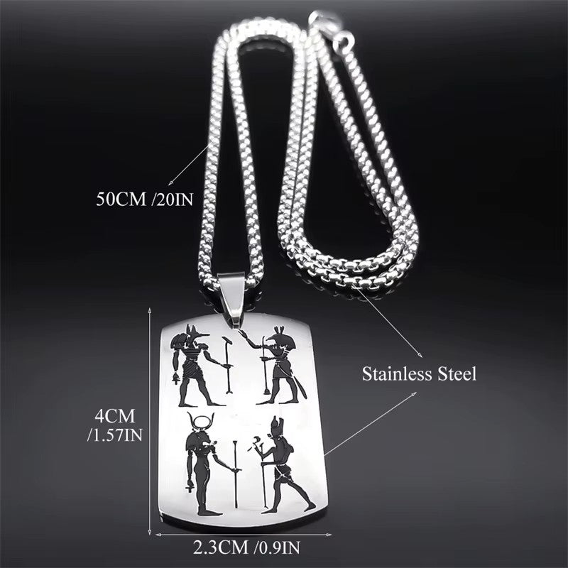 COLLAR PLACA EGIPCIA 1
