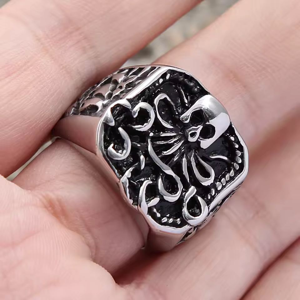 ANILLO PULPO ANIMAL