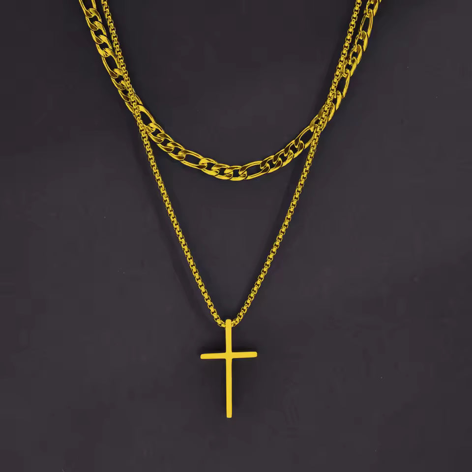 SET DE COLLAR CON CRUZ