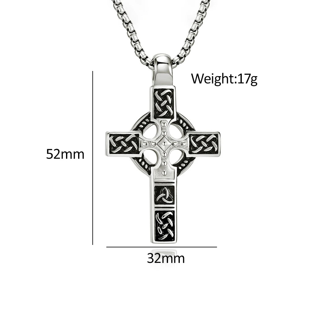 COLLAR CRUZ NUDO NORDICO