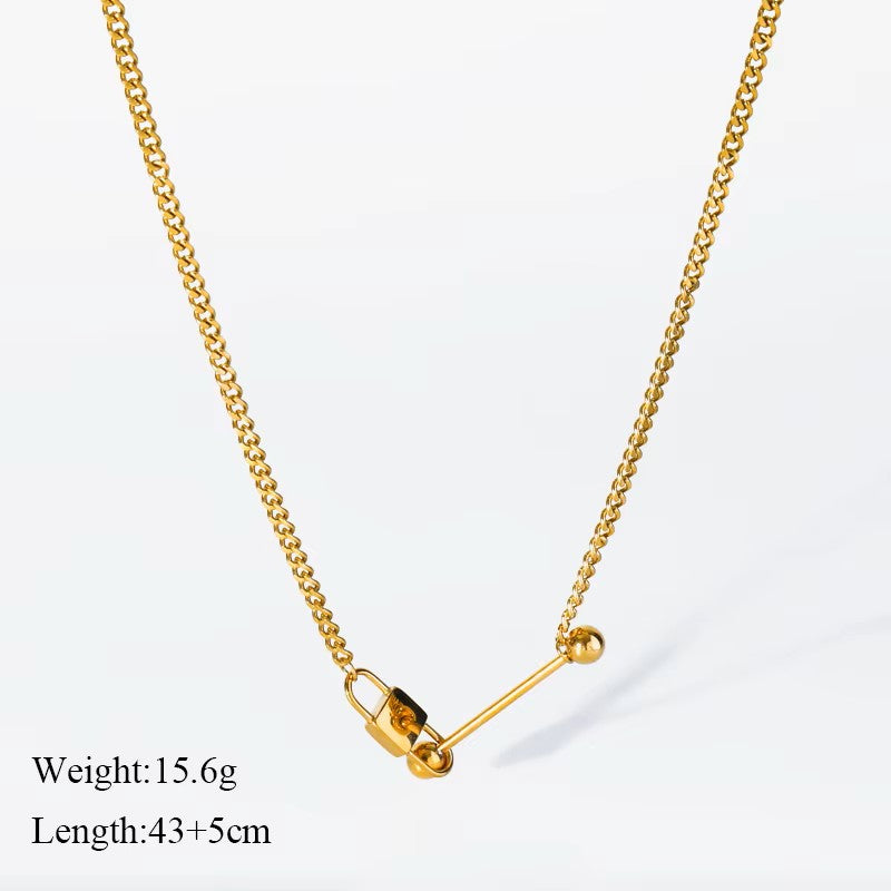 SET COLLAR Y PULSERA CANDADO