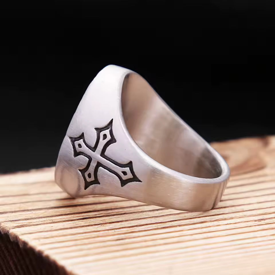 ANILLO CORAZON DE JESUS MACIZO