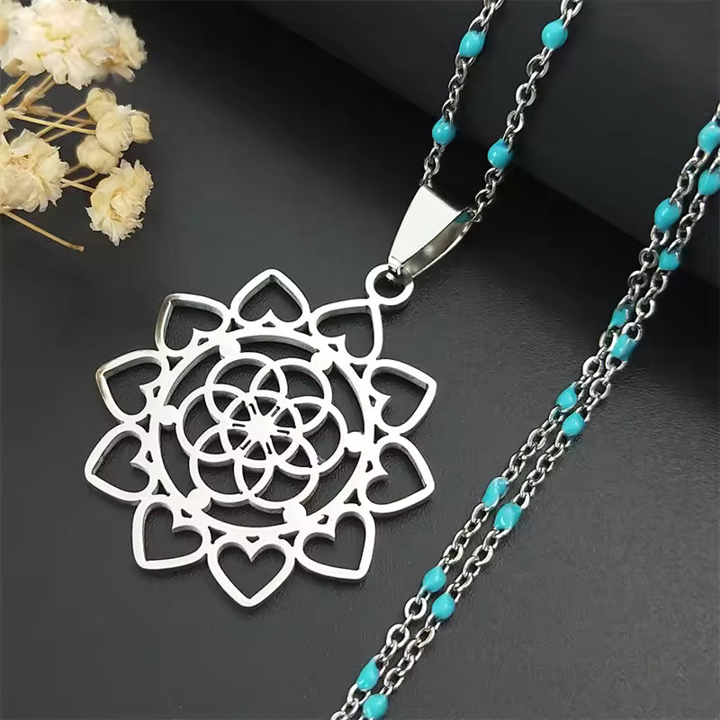 COLLAR FLOR DE LA VIDA