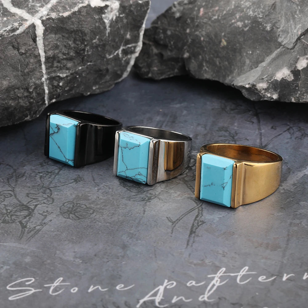 ANILLOS PIEDRAS RECTANGULARES
