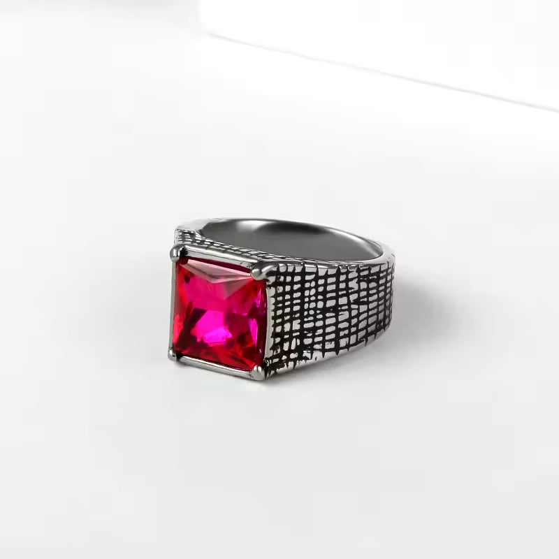 ANILLO DE PIEDRA COLOR