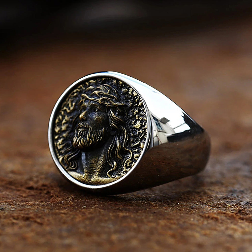 ANILLO JESUS PARA HOMBRE