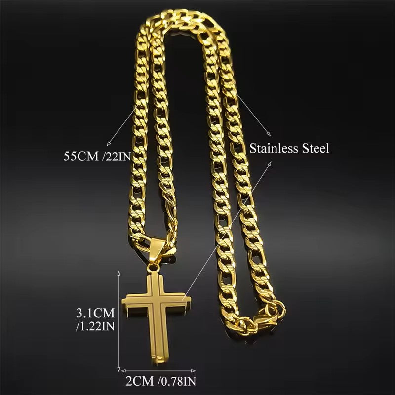COLLAR CRUZ DOBLE