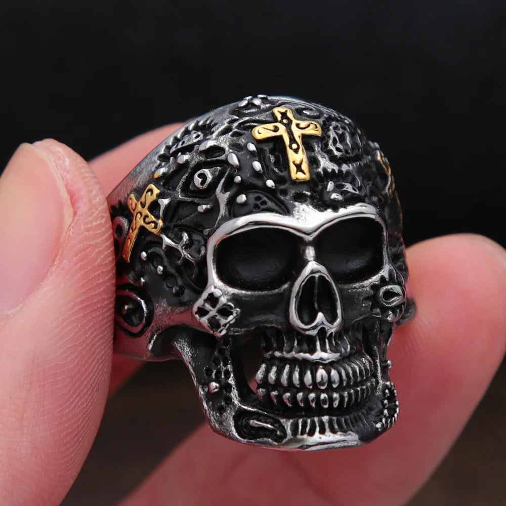 ANILLO CALAVERA CRUZ