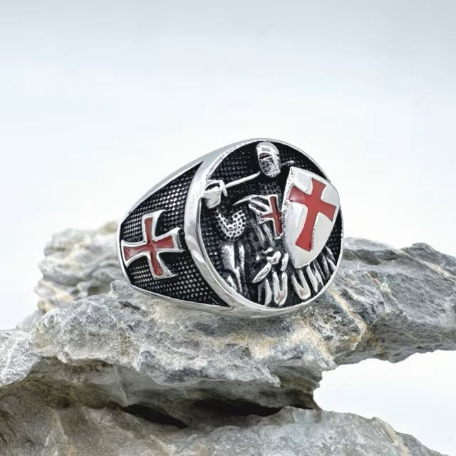 ANILLOS SOLDADO CON ESCUDO