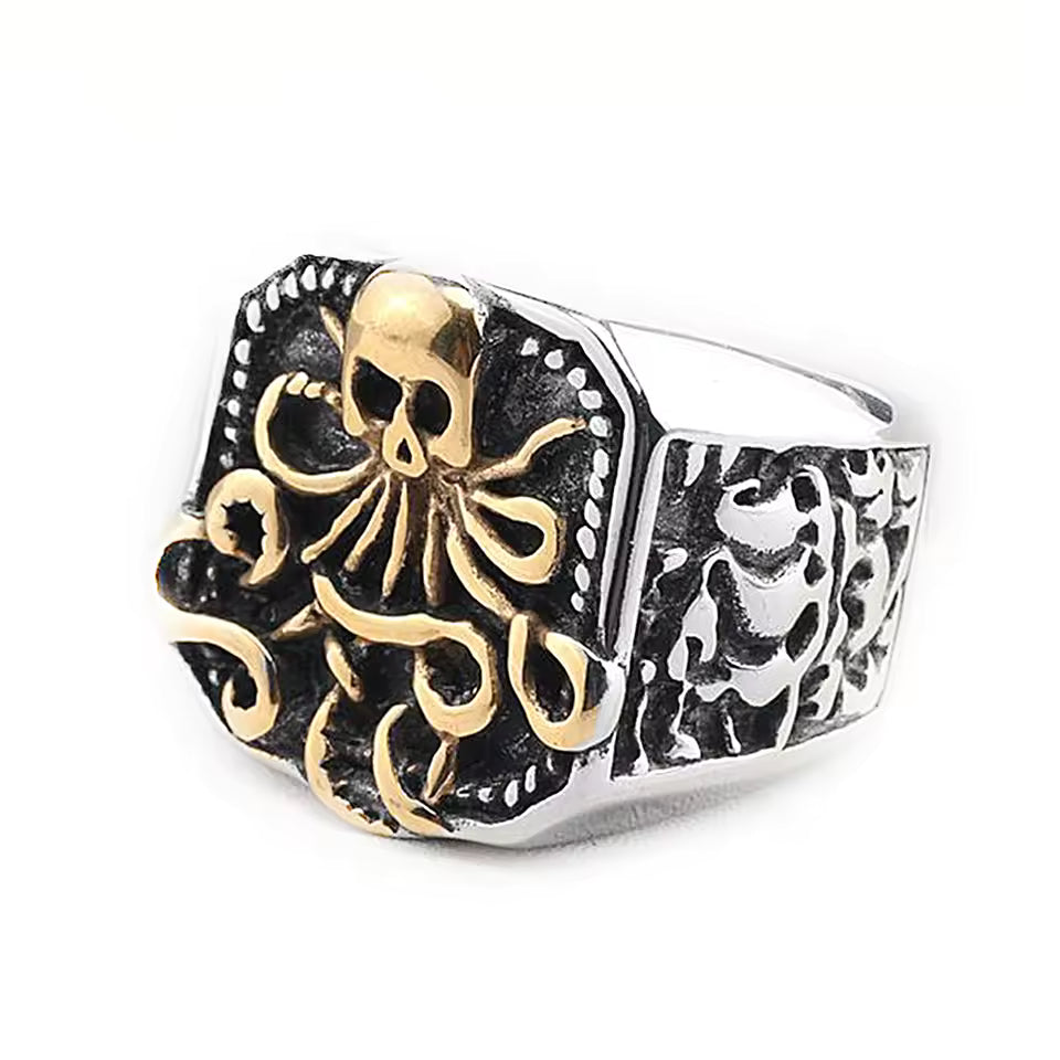 ANILLO PULPO ANIMAL