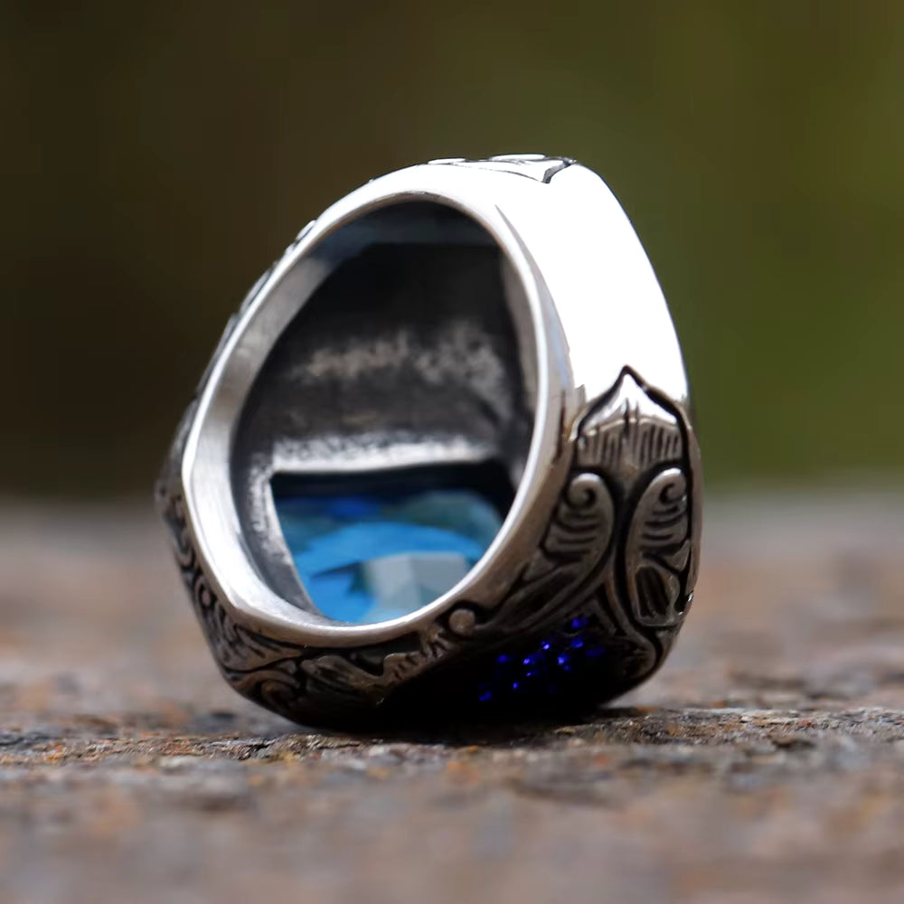 ANILLO VINTAGE PIEDRA RECTANGULAR