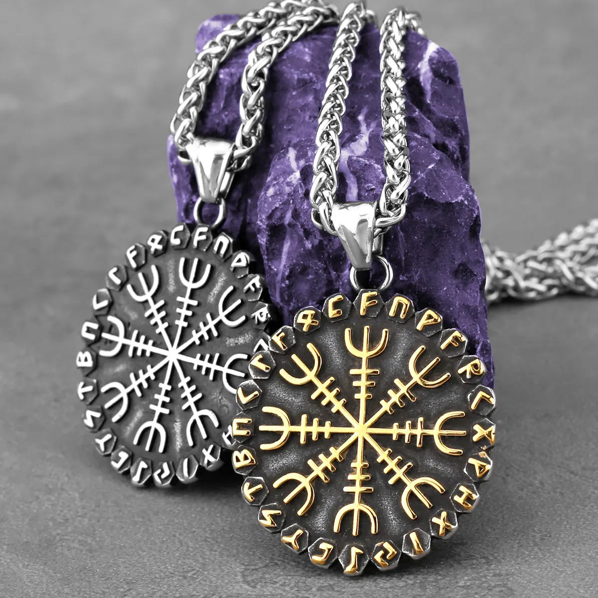 COLLAR BRUJULA VIKINGA