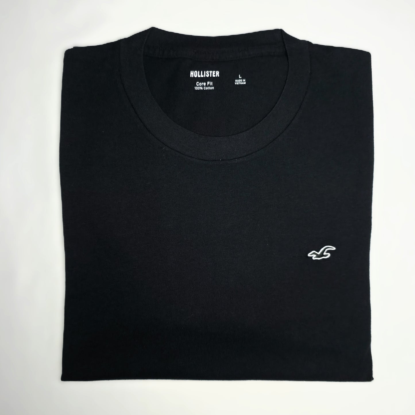 FRANELA NEGRA LOGO RELIEVE BLANCO