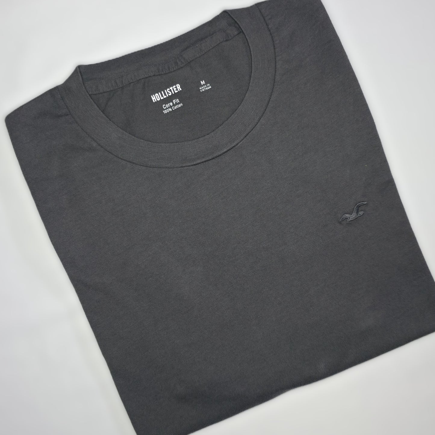 FRANELA GRIS OSCURO CON LOGO