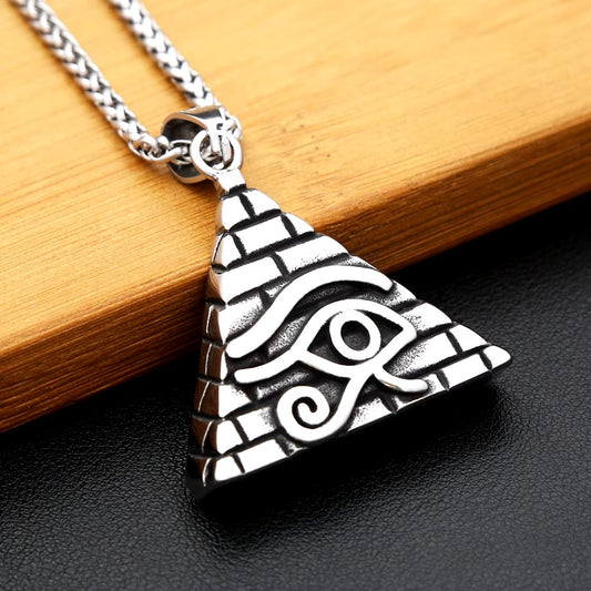 COLLAR OJO DE HORUS TRIANGULO