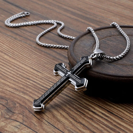 COLLAR CRUZ PADRE NUESTRO