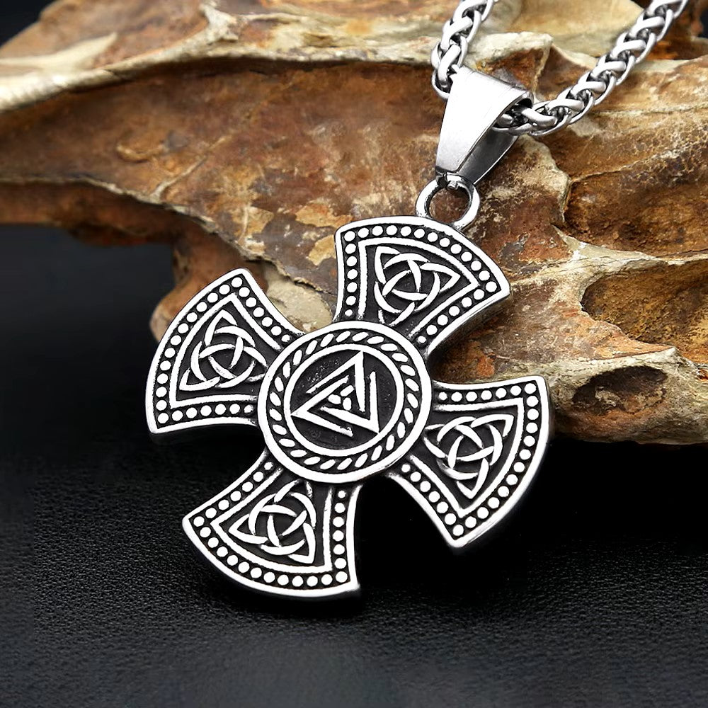 COLLAR CRUX CON SIMBOLIGIA VIKINGA