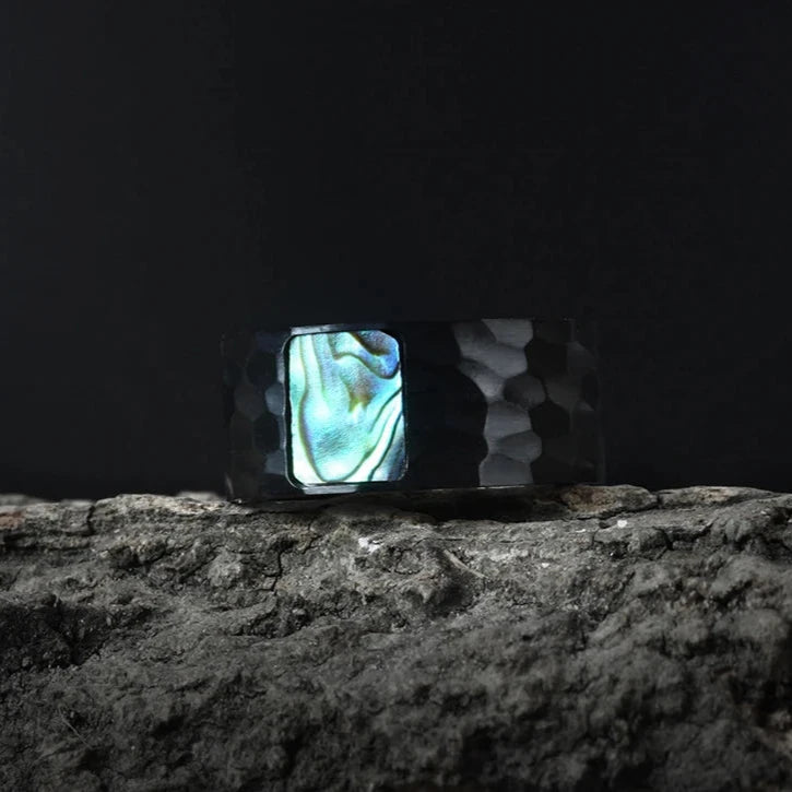 ANILLO CON CONCHA DE ABULON