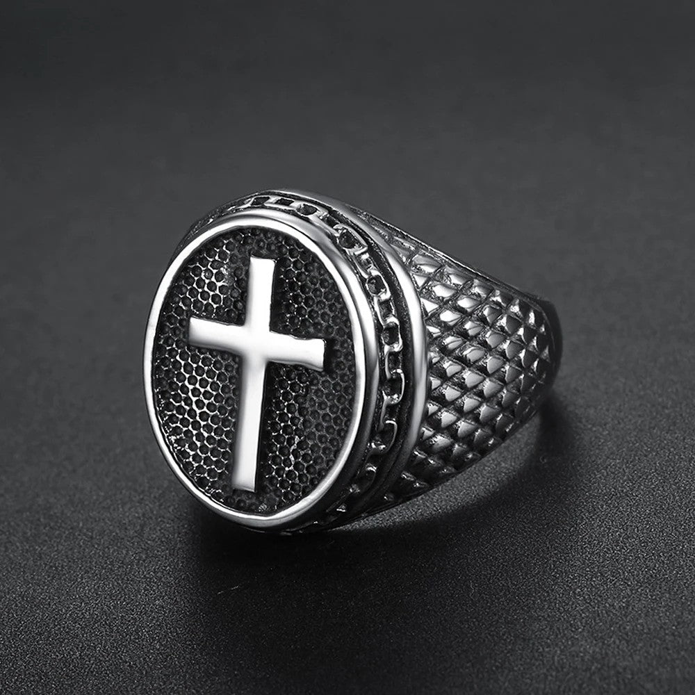 ANILLO CRUZ DORADO