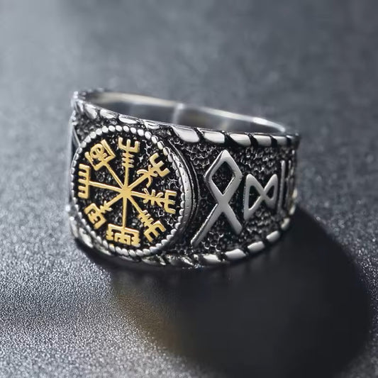 ANILLO BRUJULA VIKINGA 2