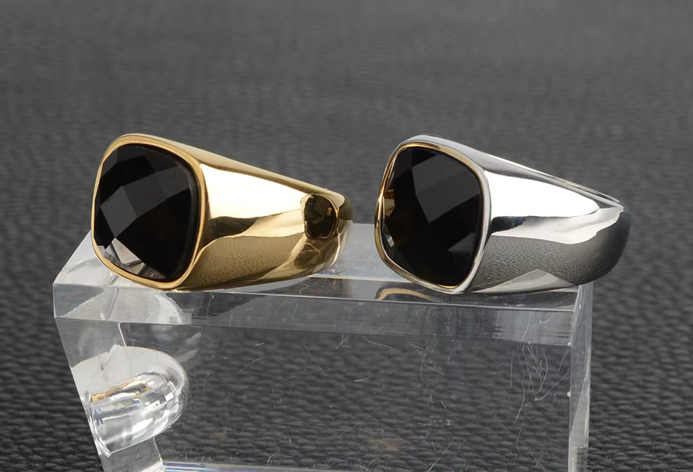 ANILLO PIEDRA CON DISEÑO