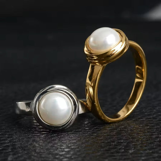ANILLO ELEGANTE CON PERLA
