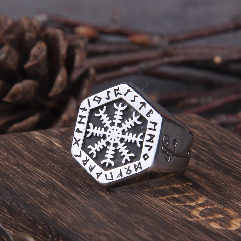 ANILLO BRUJULA VIKINGA CLASICA