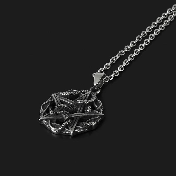 COLLAR ESTRELLA Y SERPIENTE