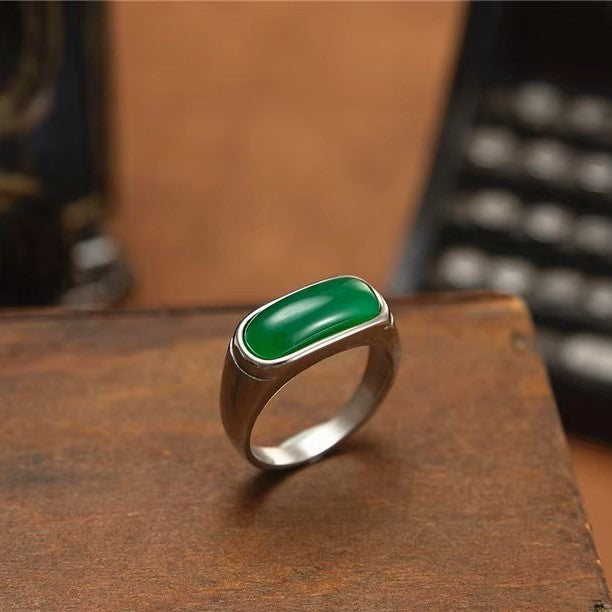 ANILLO PIEDRA VERDE