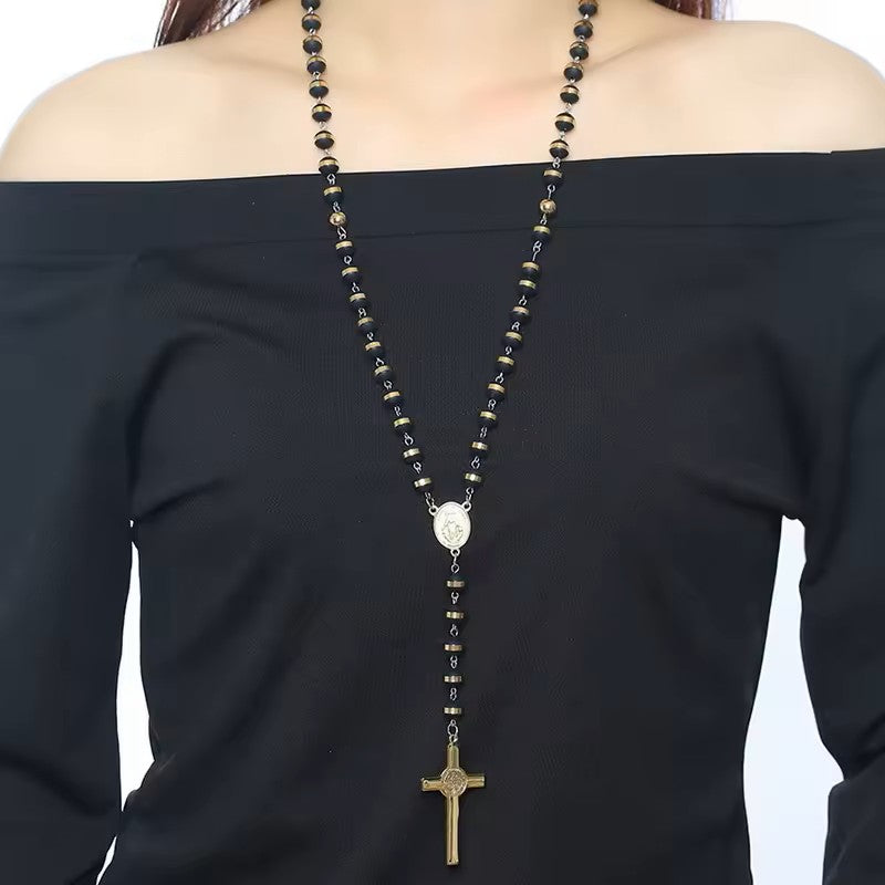 ROSARIO CON MEDALLA DE SAN BENITO