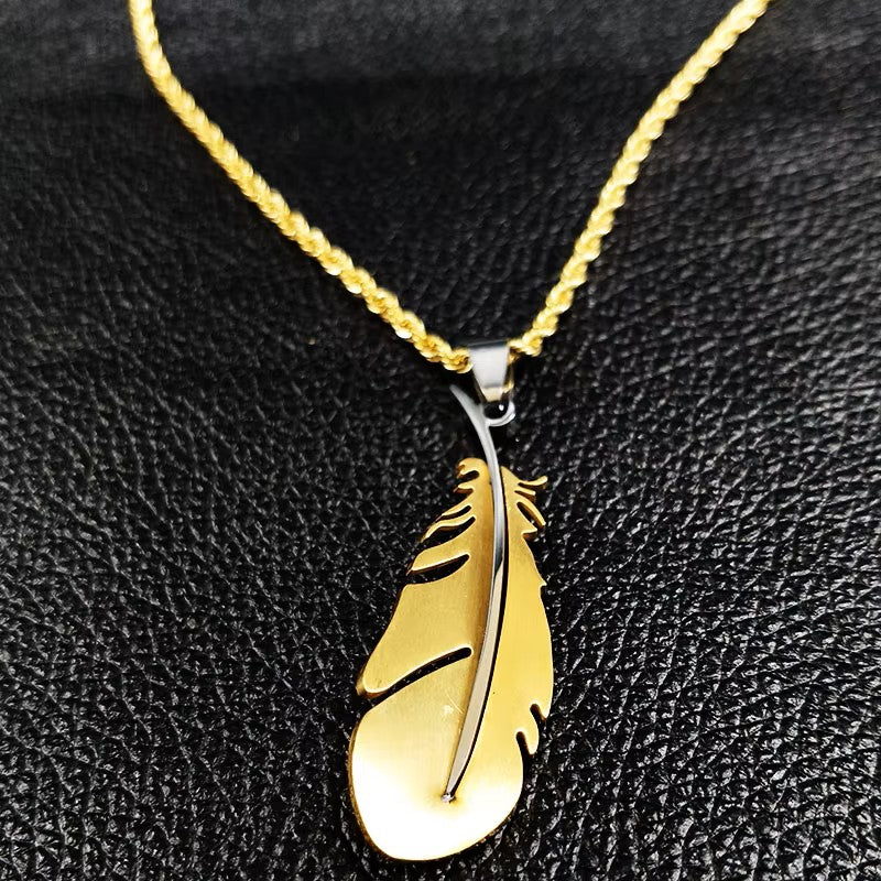 COLLAR PLUMA