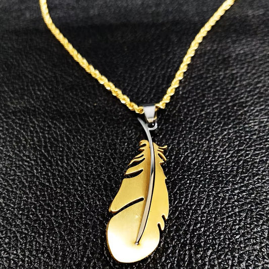 COLLAR PLUMA