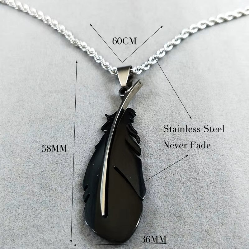 COLLAR PLUMA