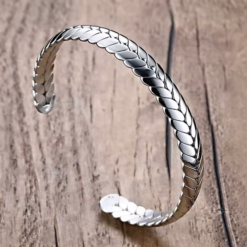PULSERA CON DISEÑO DE TRIGO